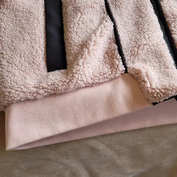 Moose Knuckle Sherpa Jacket Hoodie 3XL XXXL Light Pink Authenicated - Picture 7 of 9